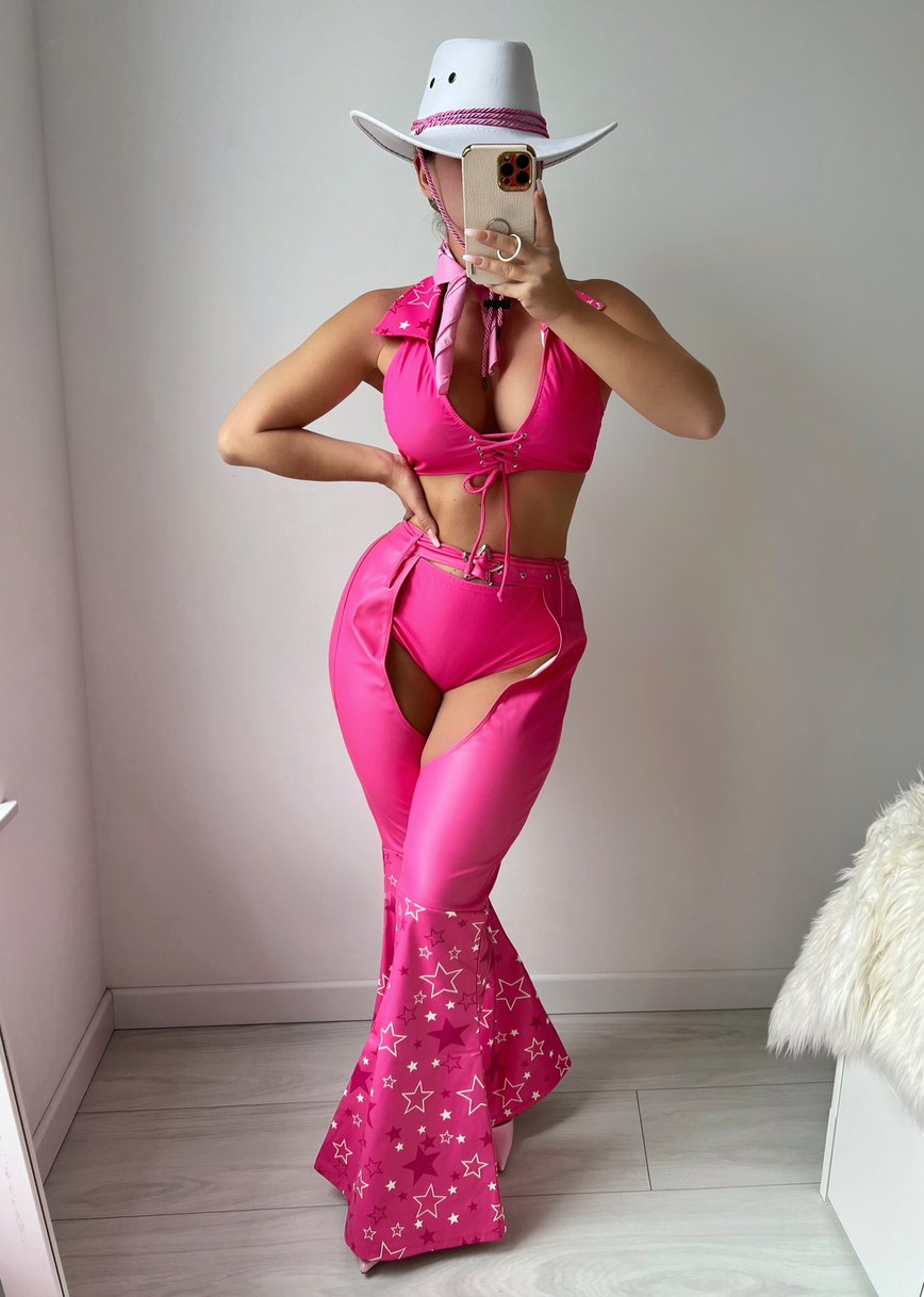 Pink cowgirl costume deals