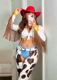 EMELY'S DOLL SEXY COWGIRL CARTOON HALLOWEEN COSTUME