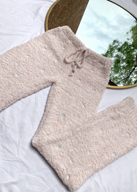 POWDER PINK STRAIGHT LEGGED PANTS