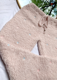 POWDER PINK STRAIGHT LEGGED PANTS