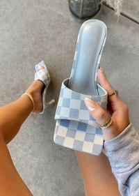 A WHOLE NEW LEVEL BLUE MULE HEEL