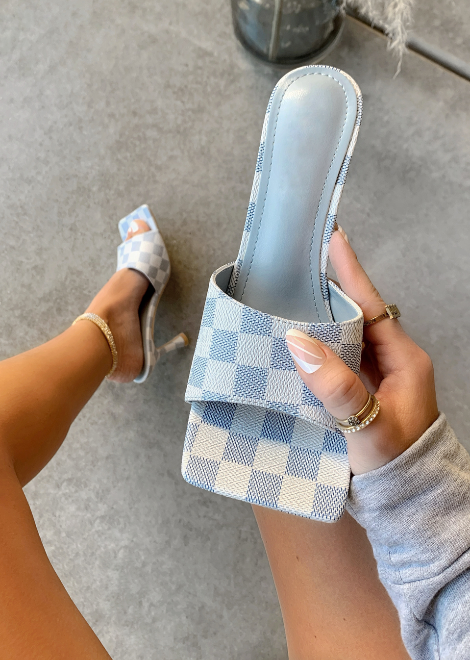 A WHOLE NEW LEVEL BLUE MULE HEEL