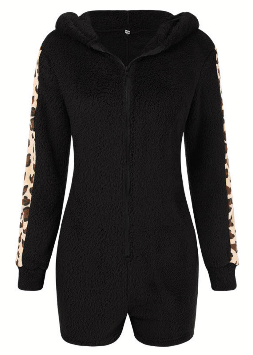 WARM CUDDLES TEDDY BEAR ROMPER