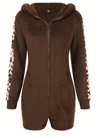 WARM CUDDLES TEDDY BEAR ROMPER