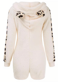 WARM CUDDLES TEDDY BEAR ROMPER