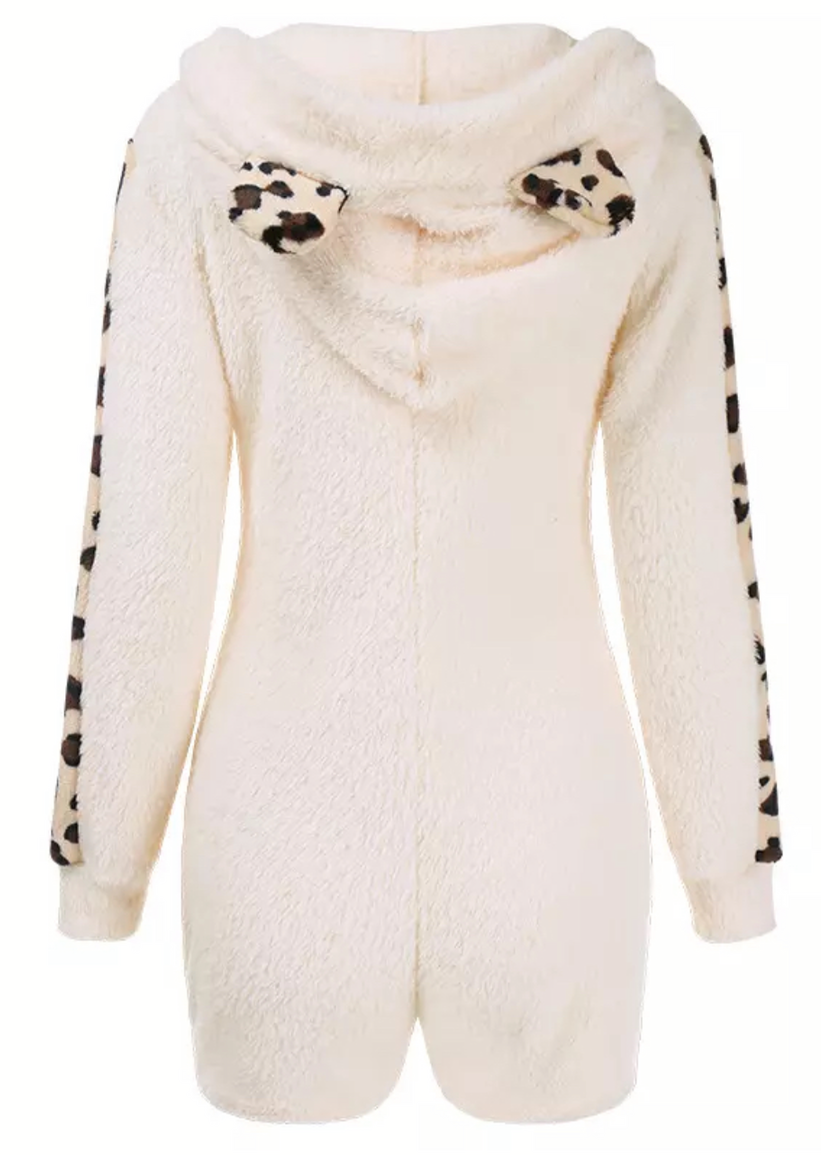 WARM CUDDLES TEDDY BEAR ROMPER