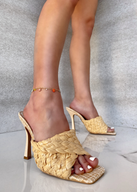 FELT CUTE SO NOT DELETING NUDE HEEL