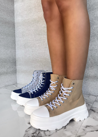 HIGH MILEAGE DENIM SNEAKER BOOT