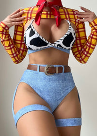 YOUR SHERIFF SEXY COWBOY CARTOON HALLOWEEN COSTUME