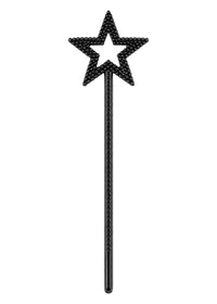 BLACK STAR FAIRY HALLOWEEN WAND