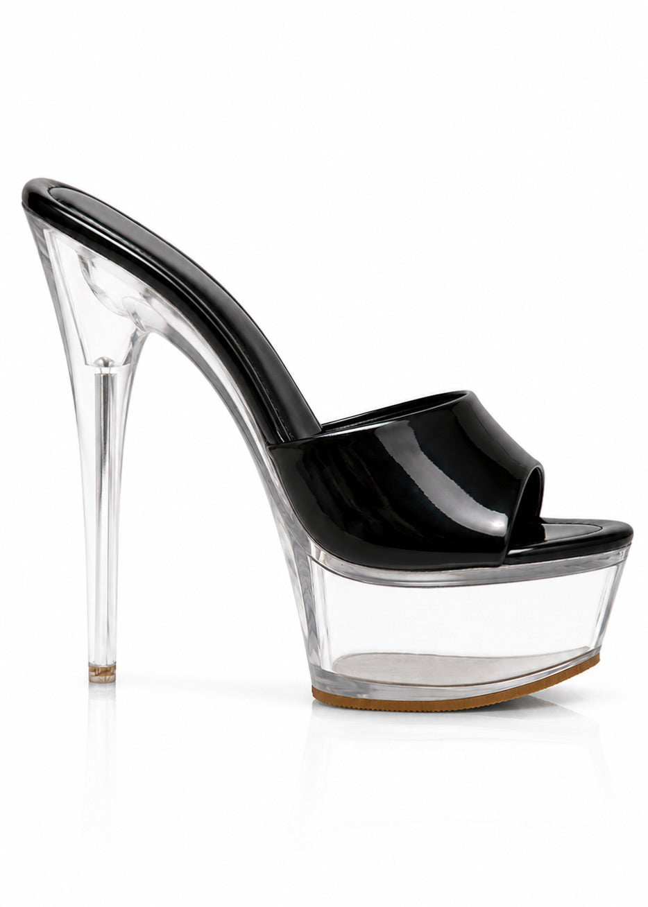 FEARLESS & EXTREME BLACK PLATFORM HEEL