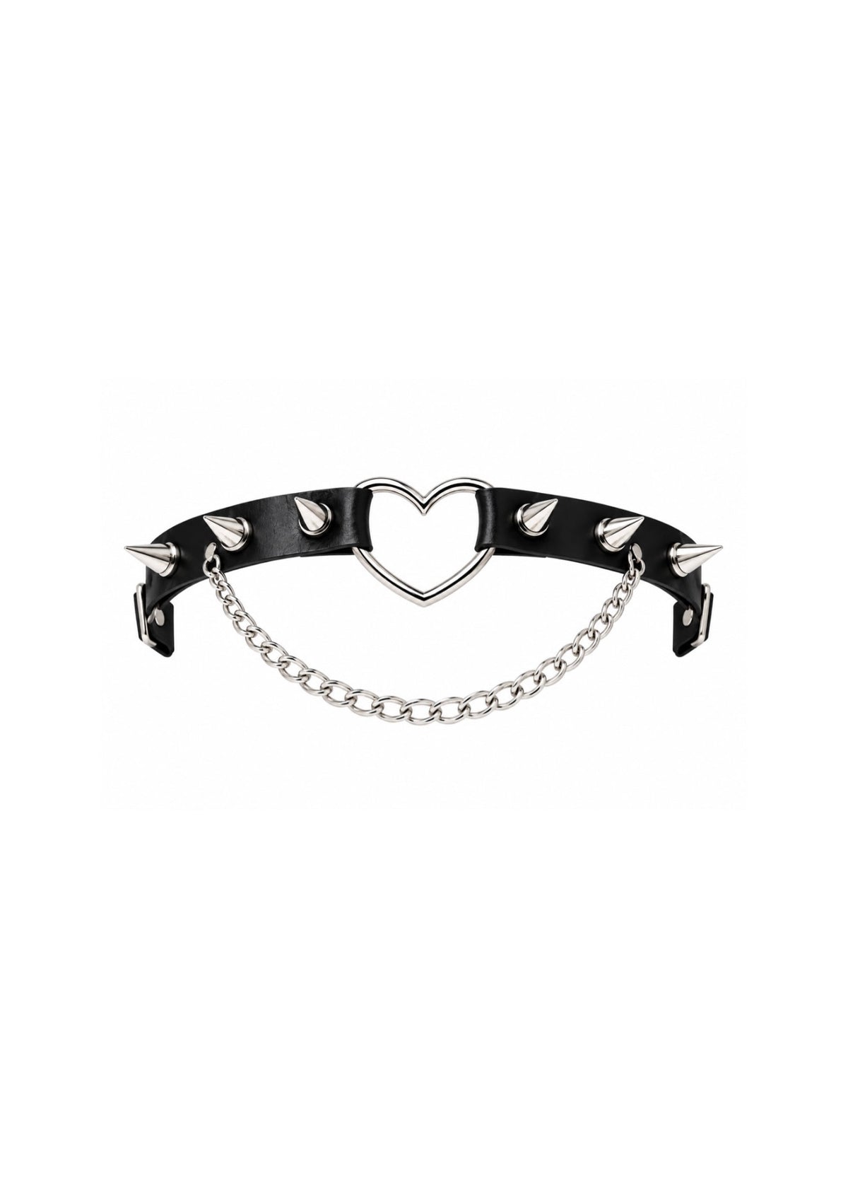 BLACK GARTER LEG STRAP