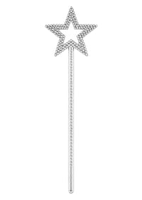 SILVER STAR FAIRY HALLOWEEN WAND