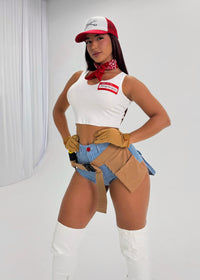 ALL GREASED UP SEXY MECHANIC HALLOWEEN COSTUME