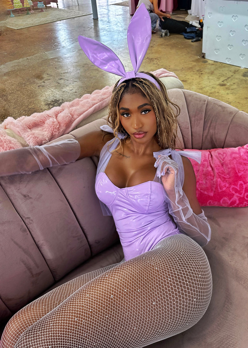 LILAC BUNNY IN WONDERLAND SEXY HALLOWEEN COSTUME