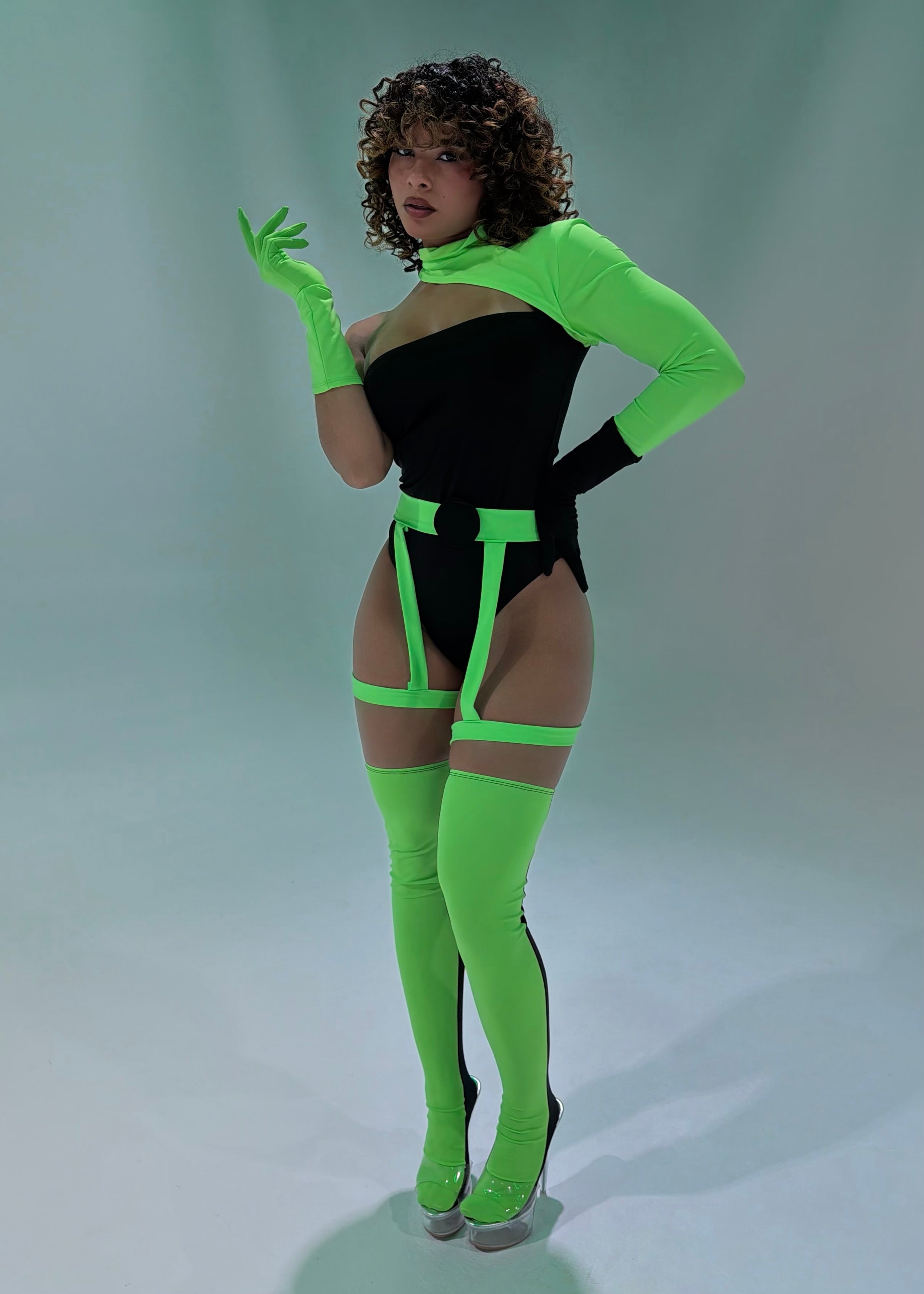 LA TOXICA SEXY VILLAIN CARTOON HALLOWEEN COSTUME