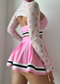 LOVER GIRL SEXY CHEERLEADER HALLOWEEN COSTUME