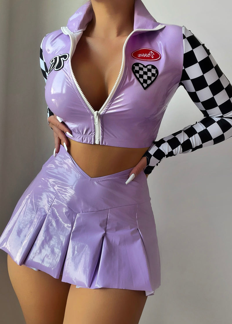 MIAMI VICE LILAC RACER HALLOWEEN COSTUME