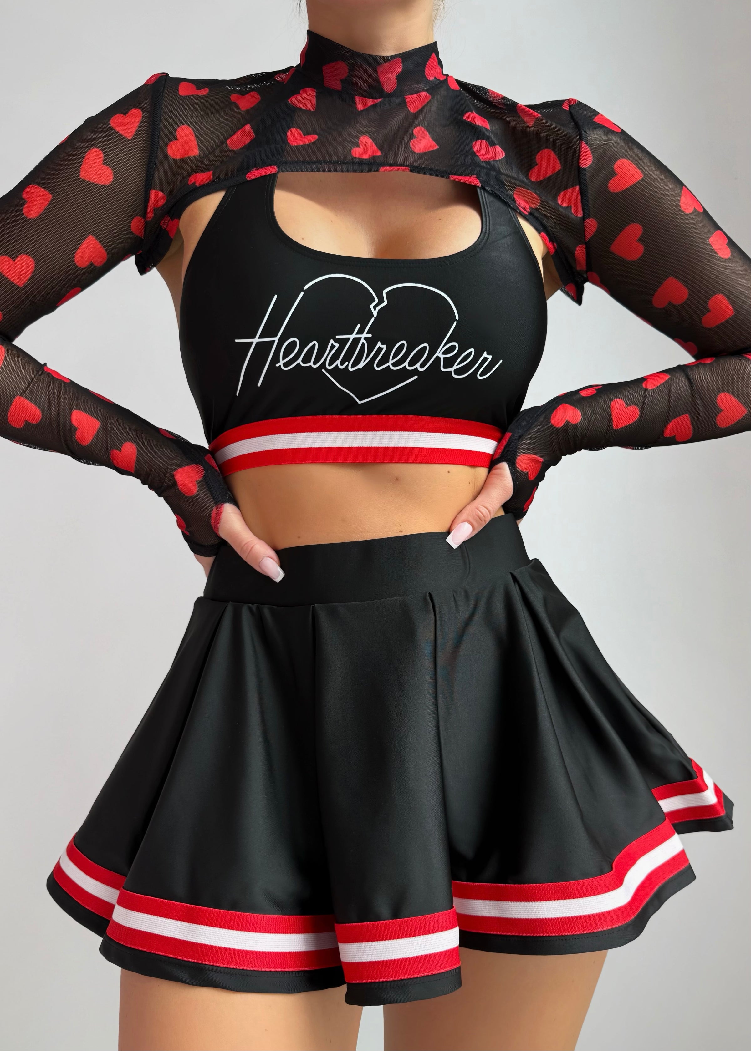 ZERO TEARS SEXY CHEERLEADER HALLOWEEN COSTUME