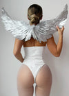 NOT SO INNOCENT SILVER ANGEL WINGS
