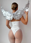 NOT SO INNOCENT SILVER ANGEL WINGS