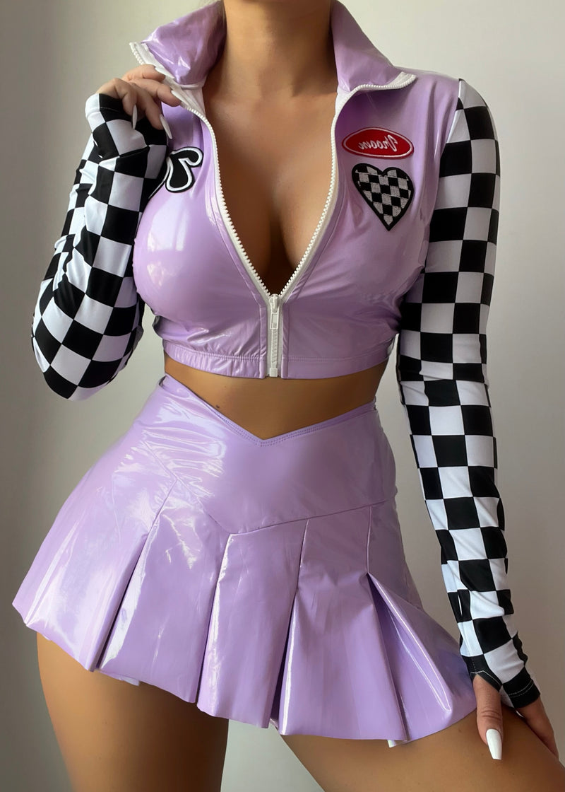 MIAMI VICE LILAC RACER HALLOWEEN COSTUME