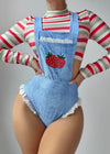 SWEET LIL STRAWBERRY CARTOON HALLOWEEN COSTUME