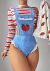 SWEET LIL STRAWBERRY CARTOON HALLOWEEN COSTUME