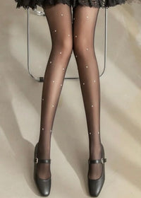 BLACK PEARL PANTYHOSE STOCKINGS