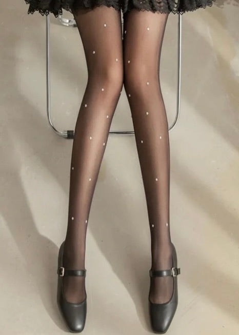 BLACK PEARL PANTYHOSE STOCKINGS