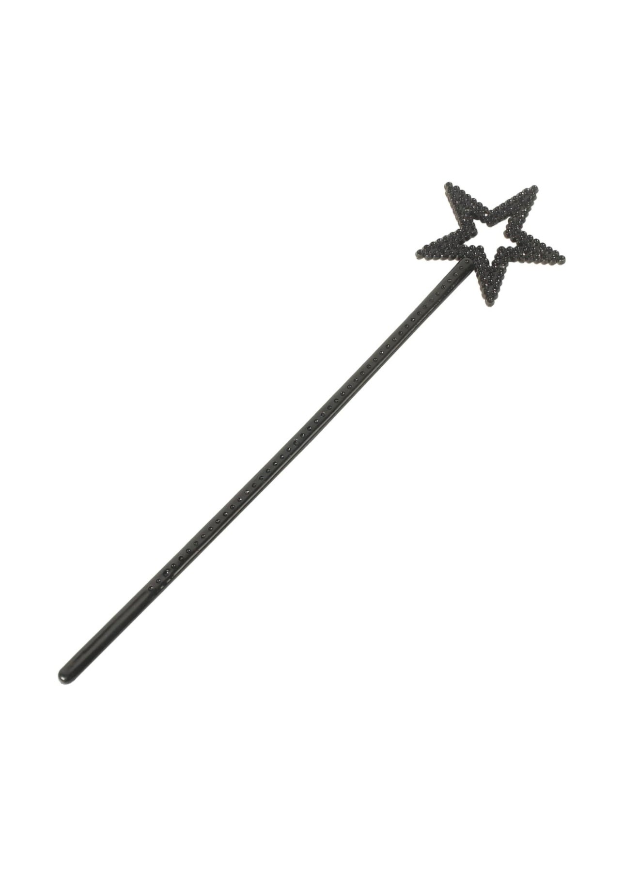 BLACK FAIRY WAND WITH RHINESTONE DETAIL LORLIE Lorlie