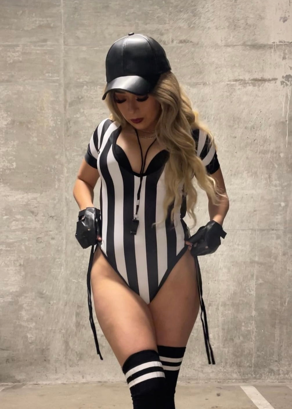 MY GAME MY RULES SEXY REFEREE HALLOWEEN COSTUME