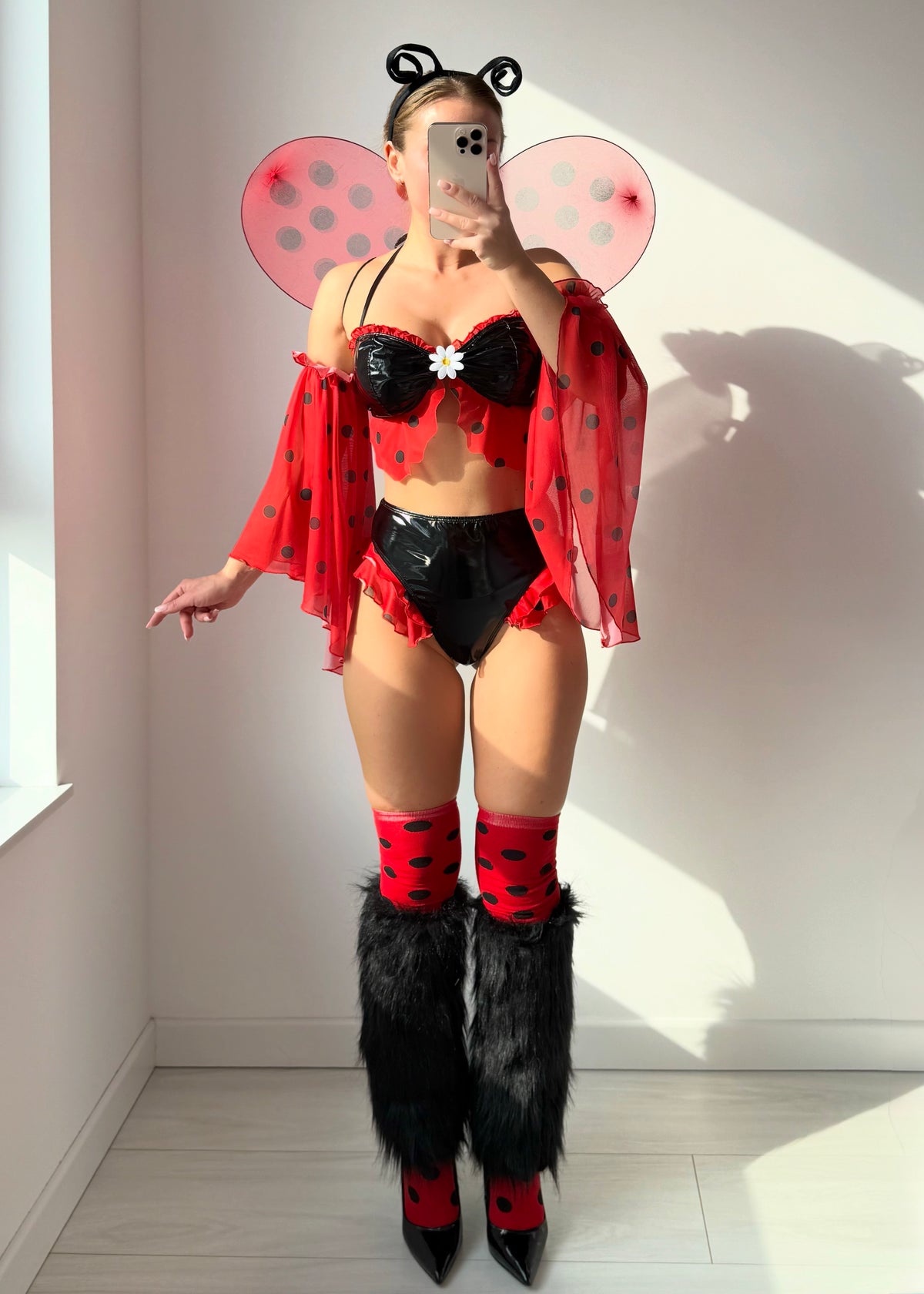LITTLE MISS FORTUNE LADYBUG HALLOWEEN COSTUME