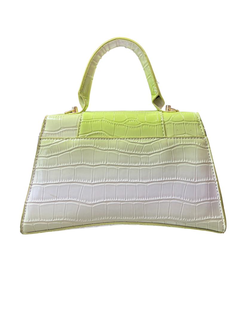 BADDEST ON THE BLOCK OMBRE LIME BAG