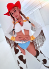 EMELY'S DOLL SEXY COWGIRL CARTOON HALLOWEEN COSTUME