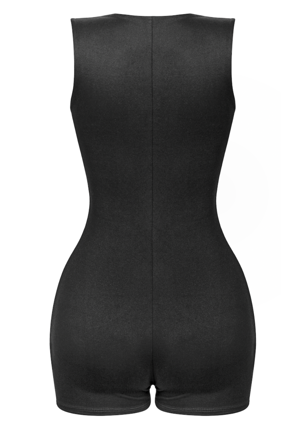 CAN'T RELATE BLACK SCOOP ROMPER