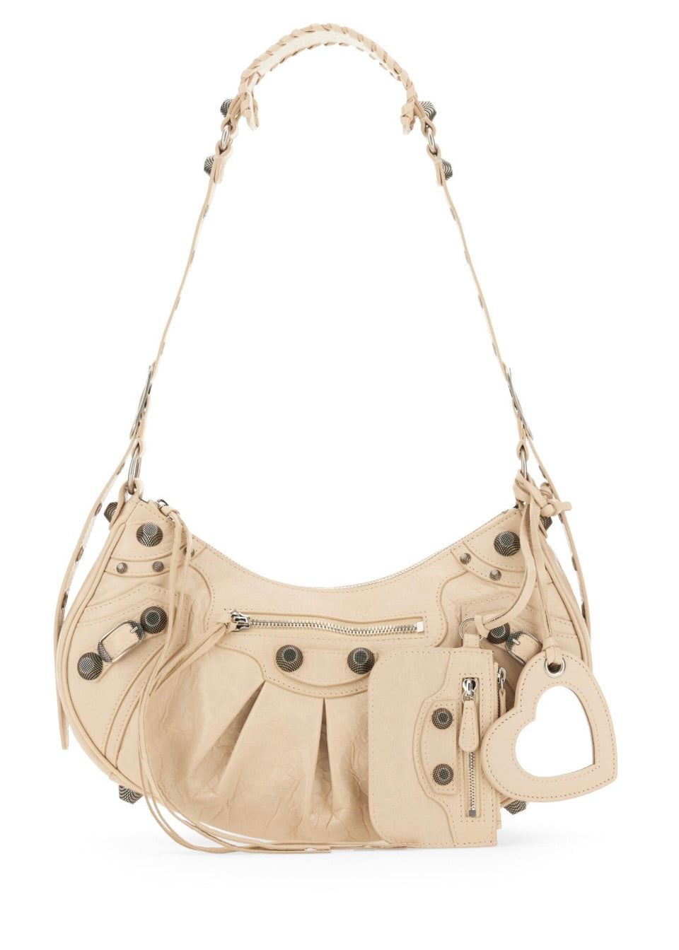 OUT IN MIAMI CREAM SHOULDER BAG