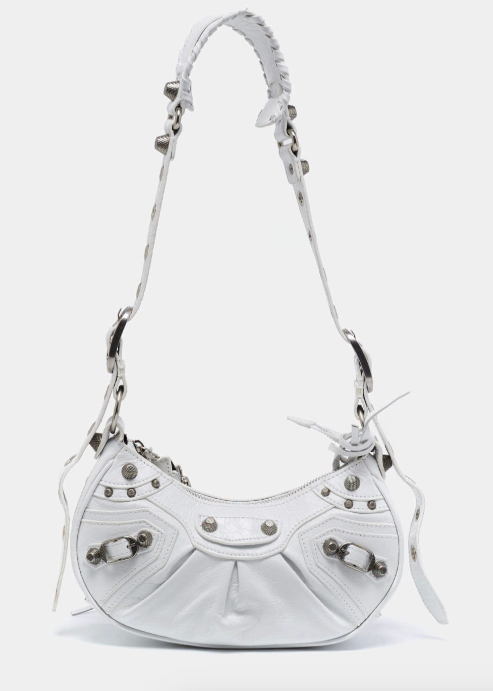 OUT IN MIAMI WHITE SHOULDER BAG