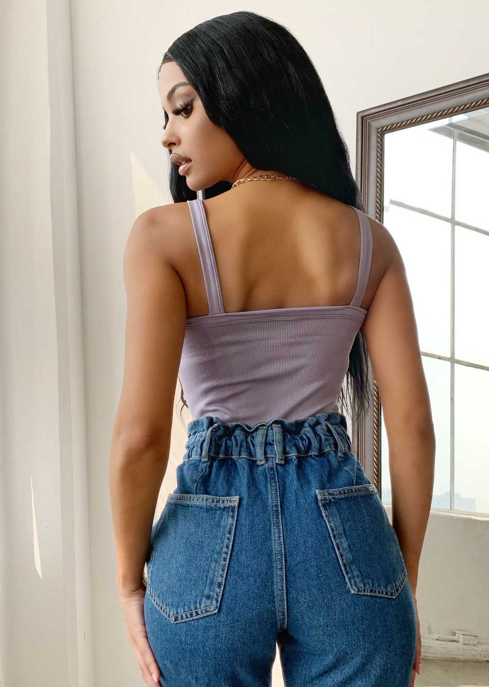 CATCH MY VIBE RIBBED BODYSUIT