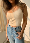 CASUAL AND COMFY NUDE CAMI TOP