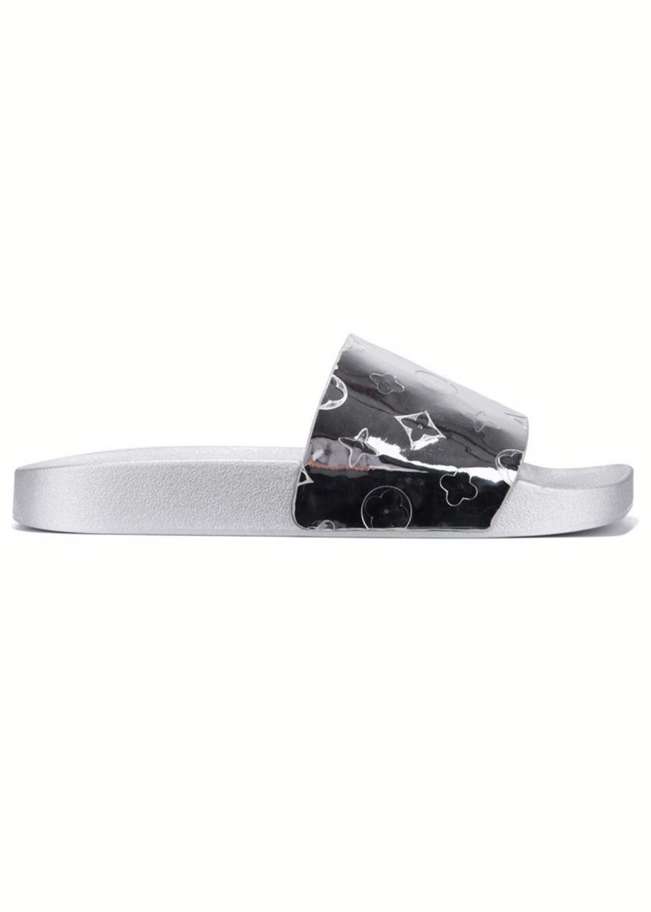 TROPIC NIGHTS SILVER GLOSSY SLIDE