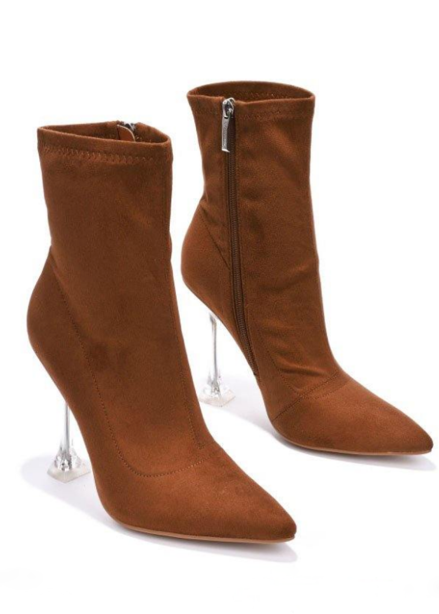 RICH FANTASY TAN HEEL BOOT