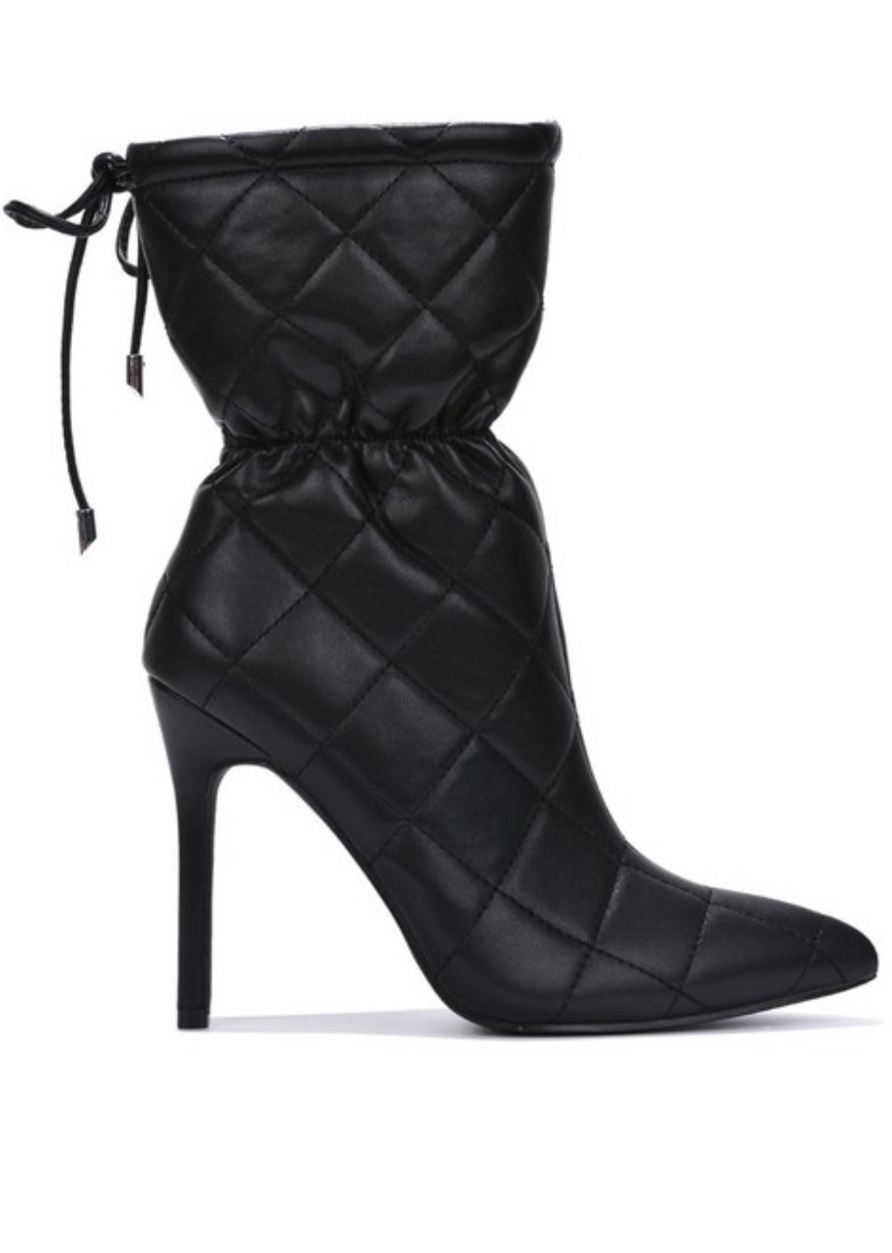 PERFECT TIMING BLACK HEEL BOOT