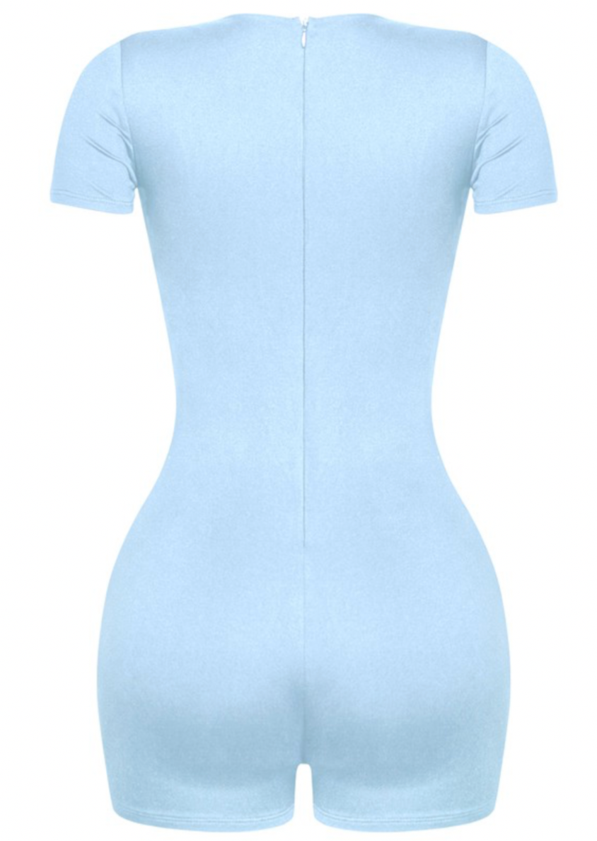 BLUE BREEZE STRETCH ROMPER