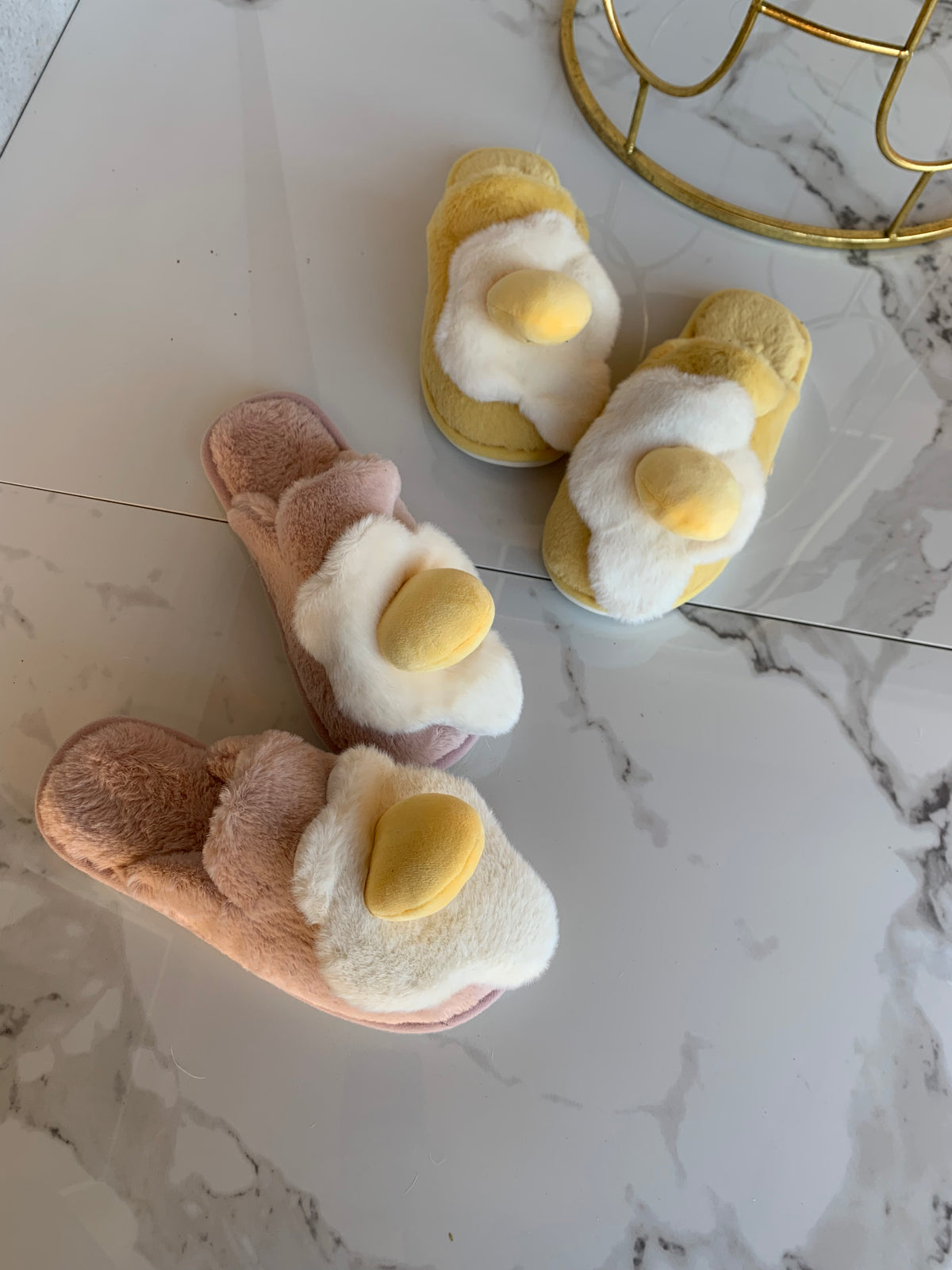 LOVE ME SOME EGG PINK SLIPPER