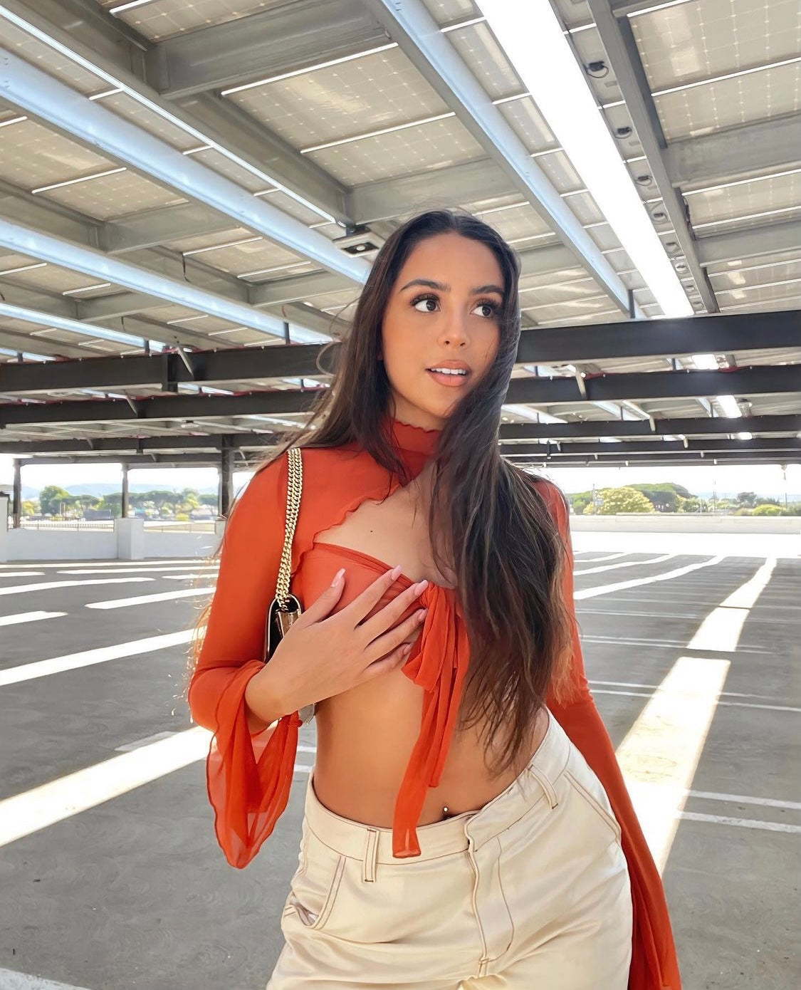 DESERT VACAY BROWN TOP